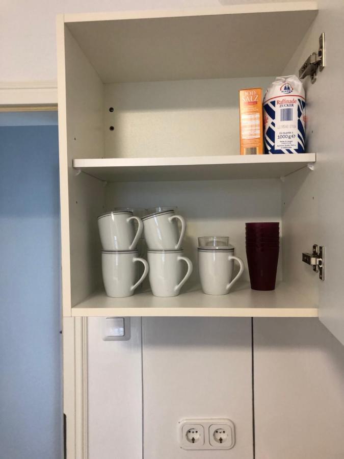 Apartmenthaus Am Bahnhof 代特莫尔德 外观 照片